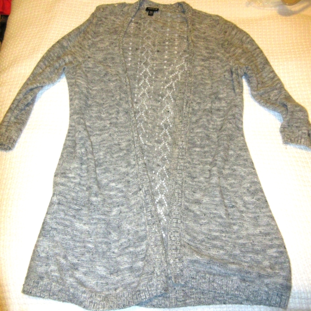 Torrid Heather gray cardigan sweater